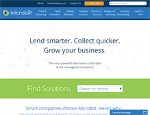 Tablet Screenshot of microbilt.com